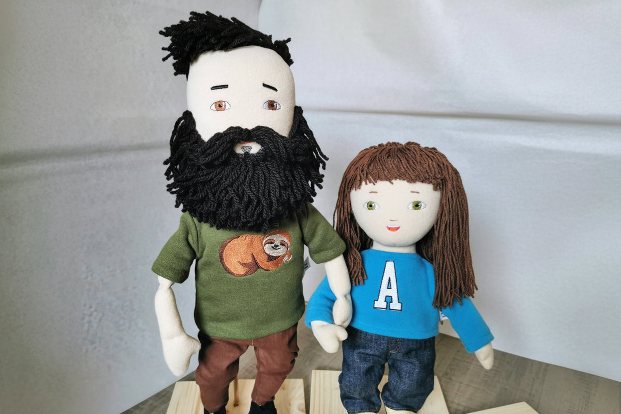 Personalized Portrait Doll based on photos, mini-me plush doll, look-alike doll, custom plushie, 50 cm