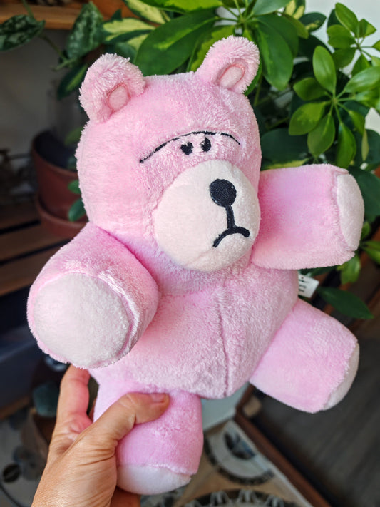 Pink Bear Plush based on Toy Story character, Toy Story 1995 Replica Bear, 25 cm