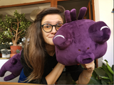 Toji's worm replica plush, purple chubby giant worm plush Cosplay costume inspired by Jujutsu Kaisen series, 160cm