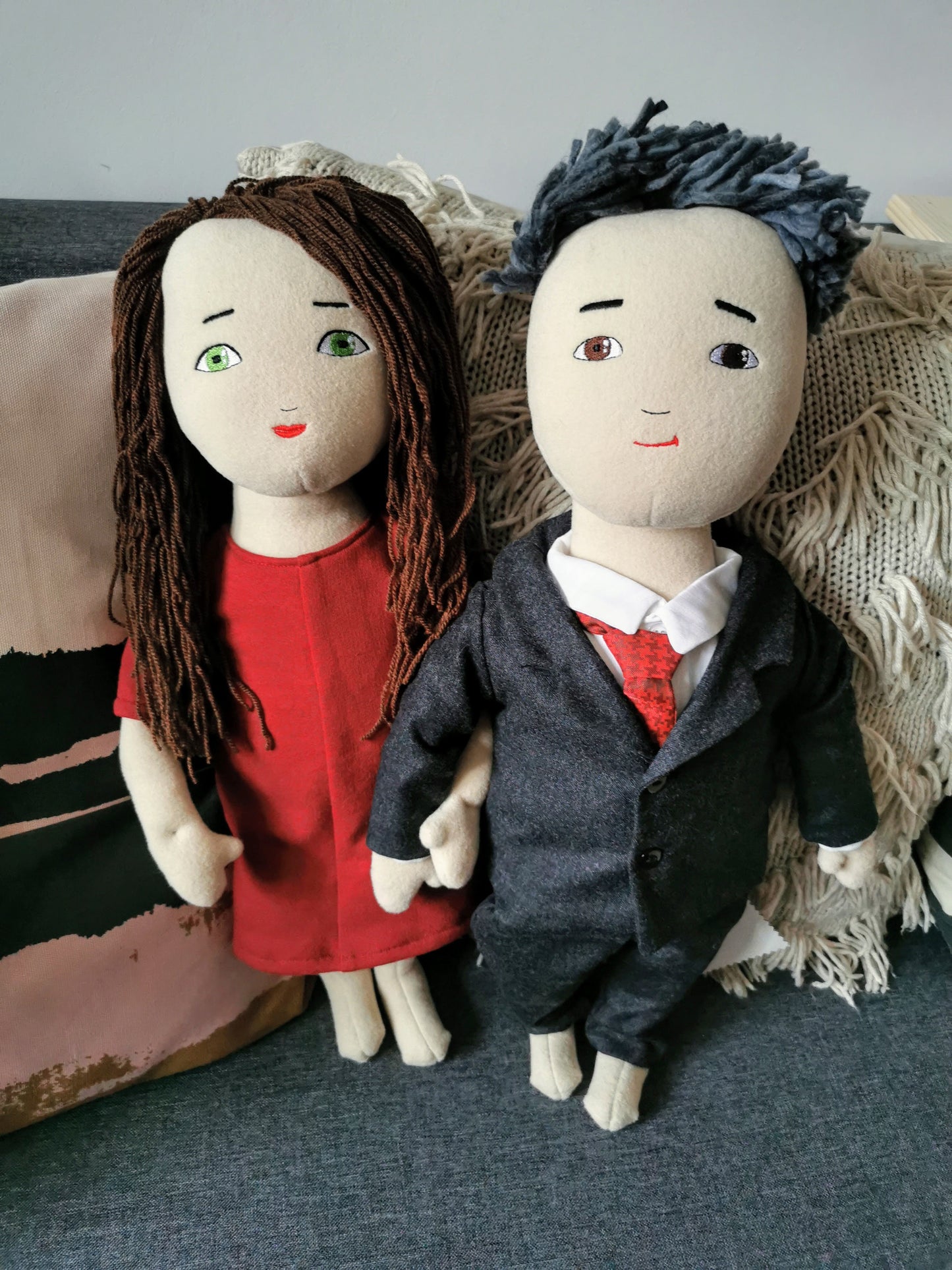 Personalized Portrait Doll based on photos, mini-me plush doll, look-alike doll, custom plushie, 50 cm