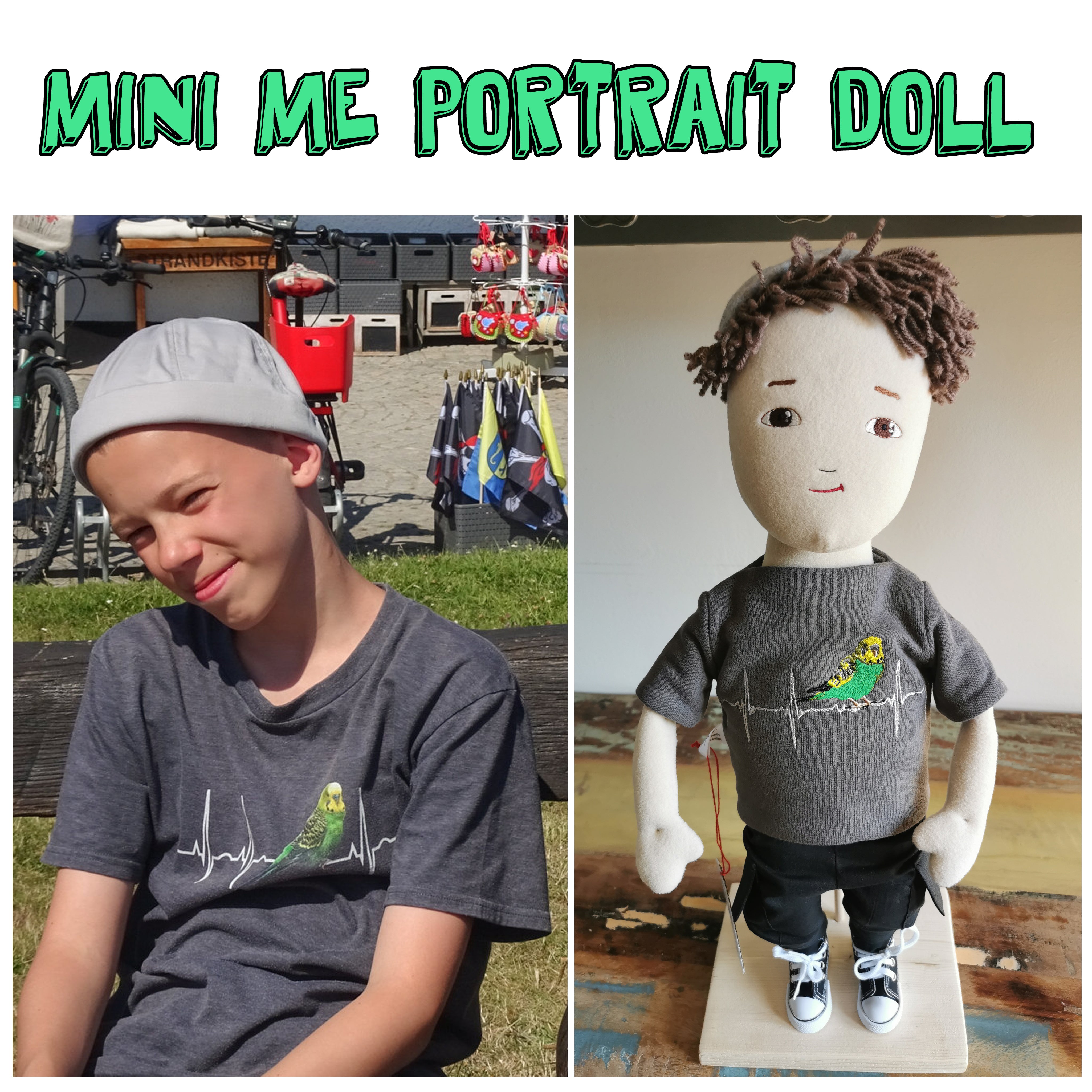 Personalized Portrait Doll based on photos mini me plush doll look alike doll custom plushie doll 50 cm