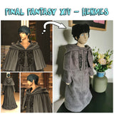 Final Fantasy XIV Hermes plush, FFXIV replica doll, custom plush doll figurine from game, 68cm