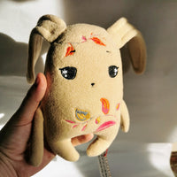 Custom Embroidery Bunny Plush, Easter gift, 20cm