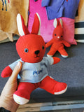 Childhood toy remake, new toy from old toy, new bunny inspired by vintage bunny