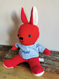 Childhood toy remake, new toy from old toy, new bunny inspired by vintage bunny