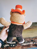 New Teddy bear based on old Teddy bear pictures, recreating childhood toy, new toy based old toy, plush photo clone replica