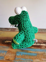 Toy Story 4 Replica Crocodil, 27 cm, crocodil de pluș personalizat, cadou OOAK pentru un adevărat fan Toy Story
