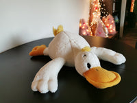 New plush duckling based on old plush photos, keeper of childhood memories, remake of vintage plush, plush replacement, custom made