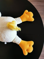 New plush duckling based on old plush photos, keeper of childhood memories, remake of vintage plush, plush replacement, custom made