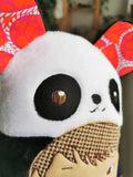 Personalized Panda Portrait Doll based on photos, mini-me plush doll, look-alike child doll, 40 cm