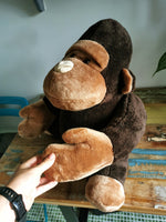 Replica Gorilla plushie based on old Gorilla pictures, recreating your childhood toy, Plush photo clone replica of Gorilla, Plushie replacement