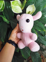 Custom Lamb plush based on old photos, recreating your childhood toy, Plush photo clone replica of plush animal, Plushie replacement of lost toy