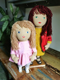 Păpuși portret personalizate bazate pe foto copii, 2 bucăți păpuși personalizate pornind de la poze copii, păpuși oameni, portret de jucărie, păpușă mini-me copilselfie de pluș dintr-o fotografie, figurină miniatură a unei persoane, mini-me