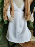Custom Dolls from Wedding to Plush, 2 dolls of Bride and Groom, replica of wedding day couple photos
