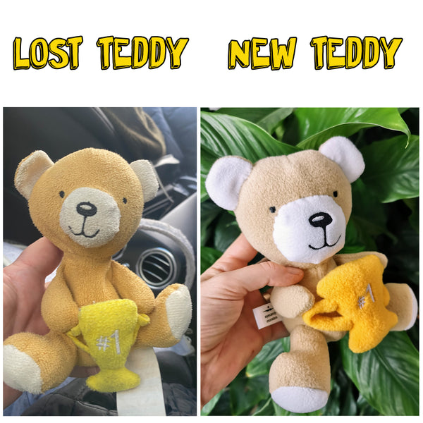 Replica ursuleț de pluș pe baza imaginilor Lost Teddy Bear, plus nou bazat pe fotografii vechi de pluș, replică foto de pluș clonă a jucăriei de epocă, înlocuitor nou de pluș