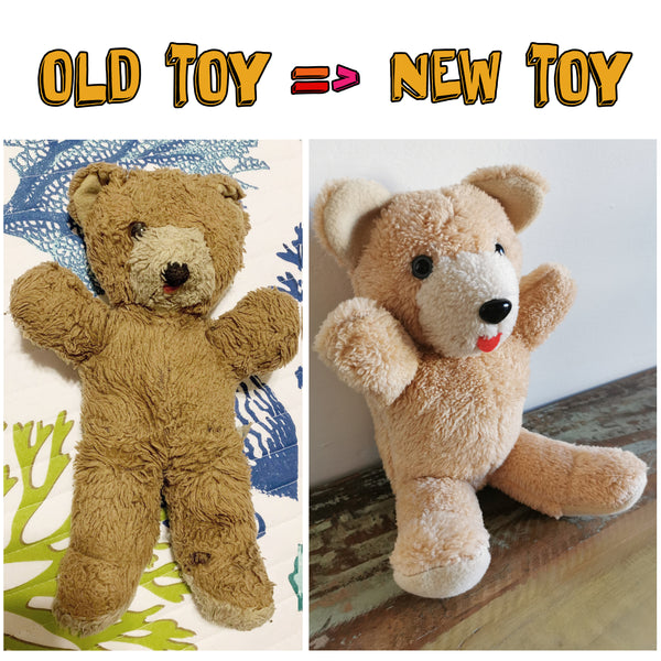 Replica Teddy bear based on old Teddy bear pictures, recreating your childhood toy, Plush photo clone replica of teddy, Plushie replacement