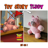 Pink Bear Plush based on Toy Story character, Toy Story 1995 Replica Bear, 25 cm